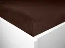 Mikroflanelové prostěradlo | Velikost: 90 × 200 cm | Hnědá