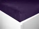 Mikroflanelové prostěradlo | Velikost: 90 × 200 cm | Levandulová
