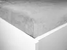 Mikroflanelové prostěradlo | Velikost: 90 × 200 cm | Světle šedá