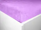 Mikroflanelové prostěradlo | Velikost: 140 × 200 cm | Světle fialová