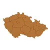Samolepicí korková mapa České republiky