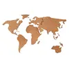 Korková mapa světa - kulatá