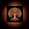 Světelný obraz 40 × 40 cm - Strom života
