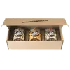 3-dielna Darčeková krabička sušených syrov (cheddar + Blaťácke zlato orech / zelené korenie)