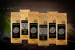 1500 g SET Zrnková káva pražená na Slovensku (Brazília / Kostarika / Mexico / Kenya / Brazília+India / Kostarika+India)