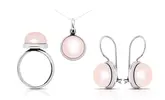 Soft rose pearl Boracai - set