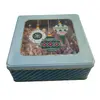 Vánoční plechová dóza velká s kešu ořechy a mandlemi, 2x 375 g | Zelená
