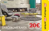 Darčekový poukaz do Merkury Market v hodnote 20 €
