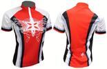 Cyklistický dres STAR, červeno/černá | Velikost: XS