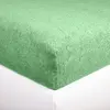 Froté prostěradlo | Velikost: 160 x 200 cm | Pastelově zelená