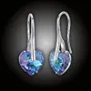 Náušnice Srdce Swarovski® Vitrail Light