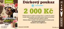 Dárkový poukaz v hodnotě 2000 Kč