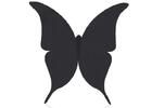 100 ks motýlků (černá barva)