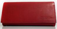 Dámská kožená peněženka Loranzo - červená