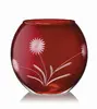 Červená váza Simax - Globe decor flower