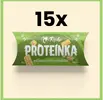 15 x 65 g Balenie proteínových tyčiniek značky "Ryska Proteínka" | Pistácia s bielou čokoládou