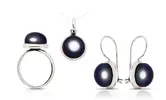 Mystic black pearl Boracai - set