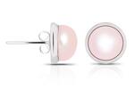 Soft rose pearl Boracai - perlové náušnice
