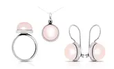 Soft rose pearl Boracai - set