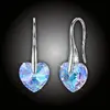 Náušnice Srdce Swarovski® Light Sapphire