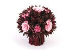 Bouquet red velvet + 4 hlavičky růží zdarma