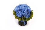Bouquet ranunculus modrá + 3 hlavičky zdarma