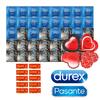 Jarní Durex Be Safe balíček - 54 kondomů Durex, Pasante a Pasante Hearts