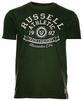 Pánské tričko RUSSELL ATHLETIC zelené, velikost M