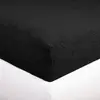 Froté prostěradlo | Velikost: 90 x 200 cm | Černá