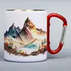 300 ml Turistický nerezový termohrnček "Maľba 1" | Biela