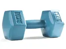 Modrá plastová činka HEX 3kg