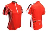 Cyklistický dres CINDY, červená | Velikost: XS