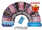 Luxusní letní Durex Feel Intimate balíček 52 ks