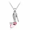 Luxusní náhrdelník Claudine se Swarovski Elements | Růžová