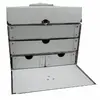 Přenosný box se šuplíky | Velikost: 28x16x20cm | Bílá se vzorem