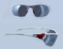 Sluneční sportovní brýle Saturn White / Red