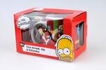 Vánoční set hrnek, tác a klíčenka Homer Simpson