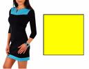 Šaty s dlouhým rukávem | Velikost: S/M | Žlutá