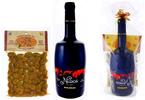 Dárkový balíček: červené víno Nissos a marinované zelené olivy