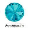 Náušnice SWAROVSKI® ELEMENTS barva Aquamarine