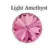 Náušnice SWAROVSKI® ELEMENTS barva Light Amethyst