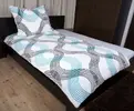 Wave blue mikroplyš