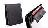 Pánská kožená peněženka Pierre Cardin | Černá