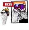 Snowboardová maska Beardski Biker - šedá