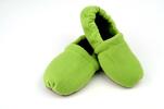 Nahřívací papuče - zeleno-hnědé | Velikost: 36 až 40