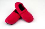 Nahřívací papuče - červeno-černé | Velikost: 36 až 40