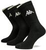 Ponožky Kappa 3 pack černé | Velikost: 39-42 | Černá