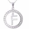 Písmenkový náhrdelník - F