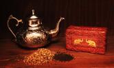 Výborný indický Masala chai v krásné dřevěné krabičce