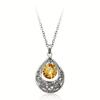 Luxusní náhrdelník - Janitte | Žlutý zirkon